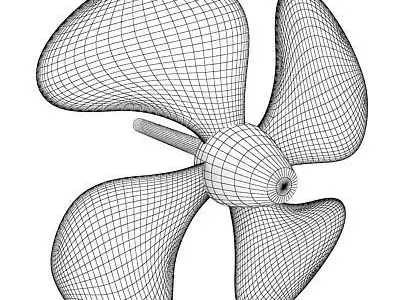 Detailed Propeller 2 3D model