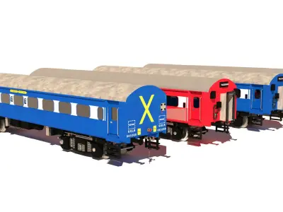 The Wagon x train 3D model