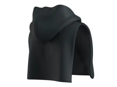 Dark Grey Hood Warmer 3D model