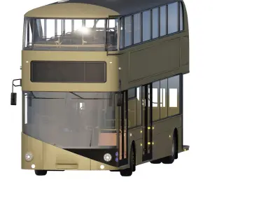 DOUBLE DECKER GENERIC BUS 3D model