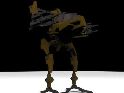 Heavy Combat Bot 3D model