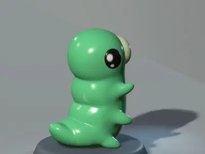 Hollow Knight Grub 3D print model