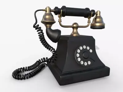 Old Telephone 3D model