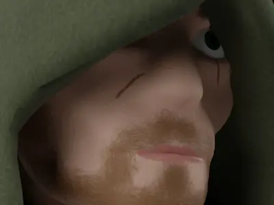 Medieval Archer Low-poly 3D model purchase