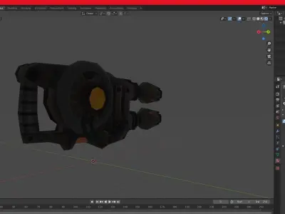 n90 Hurricane model ratchet and clank 3 3D model