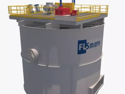 celda flotacion induccion 3D model