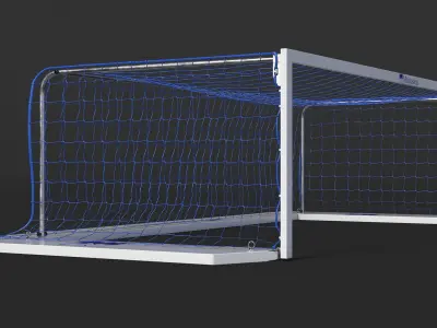 Water polo goal 3D model