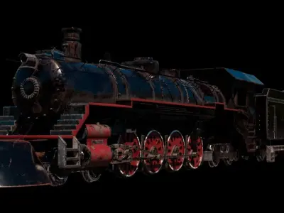 old train 3D model get