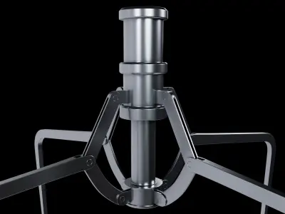 Metal Claw 17 with RIG 3D model