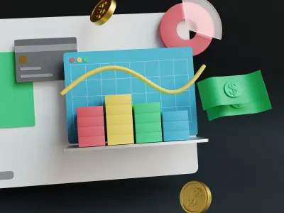 Infographic Icon Pack 3D model