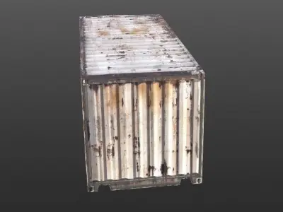 Container 3d Model PBR Game Ready shipping Low-poly 3D model