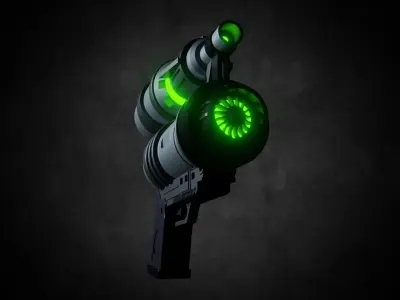 Scifi Gun 3D model buy