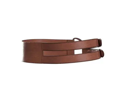 D-ring Half 2 lines Belt 3D model