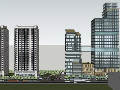 Sketchup Building 260 3D model