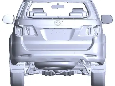 Toyota SW4 - fortuner 2005-2011 3d scan model 3D model