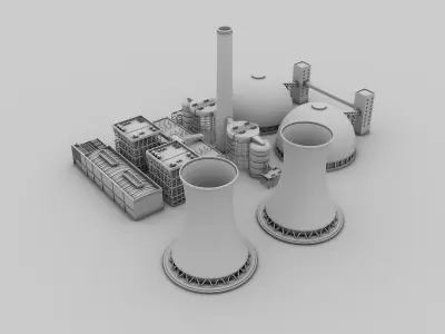 Nuclear Factory Model  3D model
