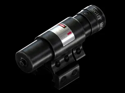 AAA JG8 Laser Sight Game Ready PBR Low-poly 3D model