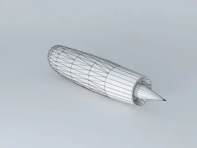 Pratt Whitney JT8D 15 Free 3D model
