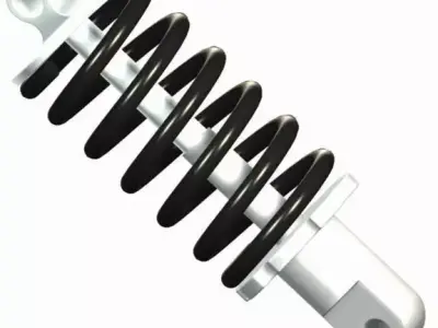 Rear shock absorber Free 3D model