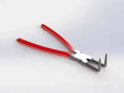 Alicate de Bico Nose Pliers 3D model