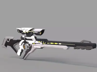 Sniper Rifle 3D model