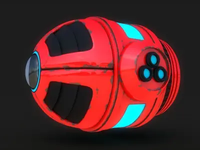 Sci Fi Drone 3D model purchase