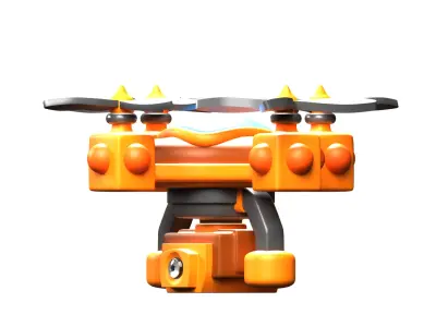 Camera Drone 3D model by slabdsgn