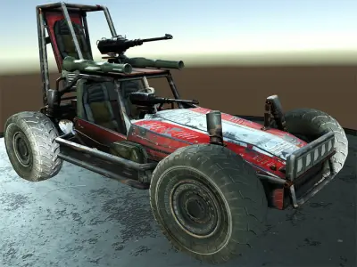 Desert Patrol Low-poly 3D model purchase