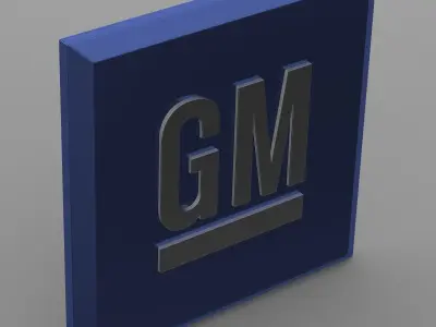 gm logo 3D model