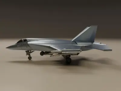 fighter jet 3D print model 6