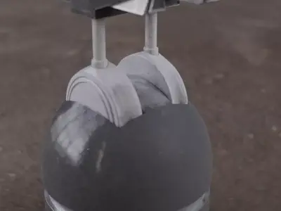 Scifi turret model 3D model