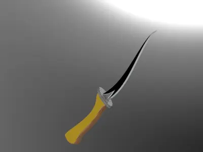 knife stone plate with spiral design Free 3D model