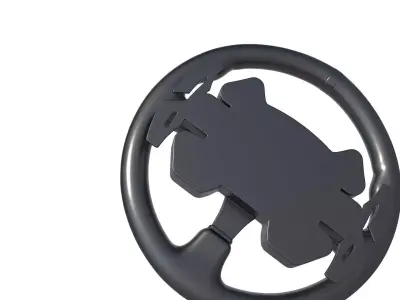 Steering Wheel stl - Cockpit Car - game Steering Wheel 3D print model