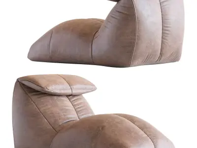 Chaise Longue Model Le Bambole by Mario Bellini 3D model