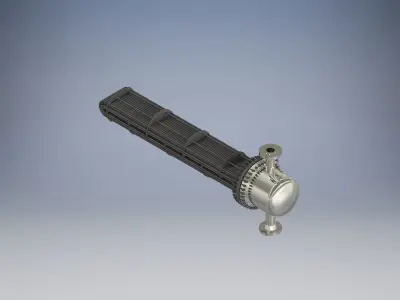 HEAT EXCHANGER - SURFACE AREA 80 m2 3D model purchase