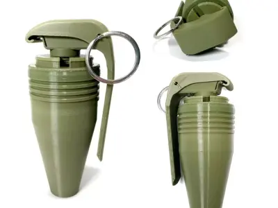 Model of the Finnish hand fragmentation grenade M-50 3D print model