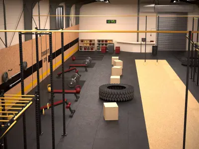 CrossFit Training Center 3D model