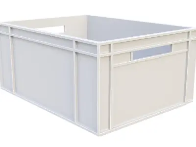 Universal plastic container 3D model