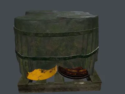 Military Material Low-poly 3D model purchase