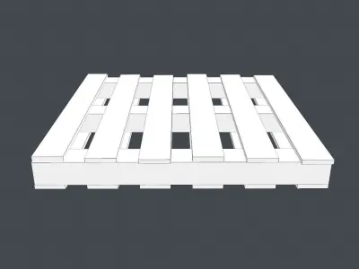 Free Pallet Free low-poly 3D model