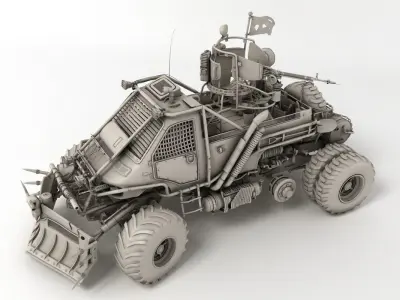 Apocalyptic Truck 3D model
