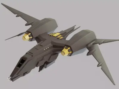 Space Fighter MK 1 3D model