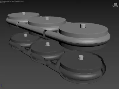 Tri Tesla Turbo - Concept 3D model