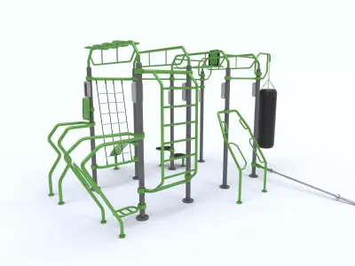 Impulse O-Zone Functional Training System 3D model