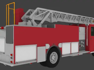 2008 Spartan Advantage Rosenbauer  3D model