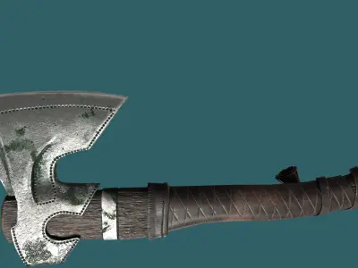 Souvenire Axe Free low-poly 3D model