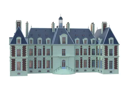 Chateau French Villa  3D model