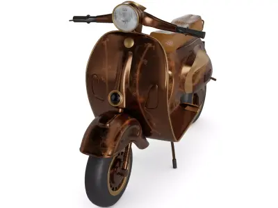 Scooter 3D model 4