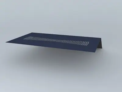Rail Track Long Crossing Concrete Sleepers Free 3D model