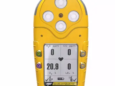 Portable Gas Detector Low Poly Low-poly 3D model